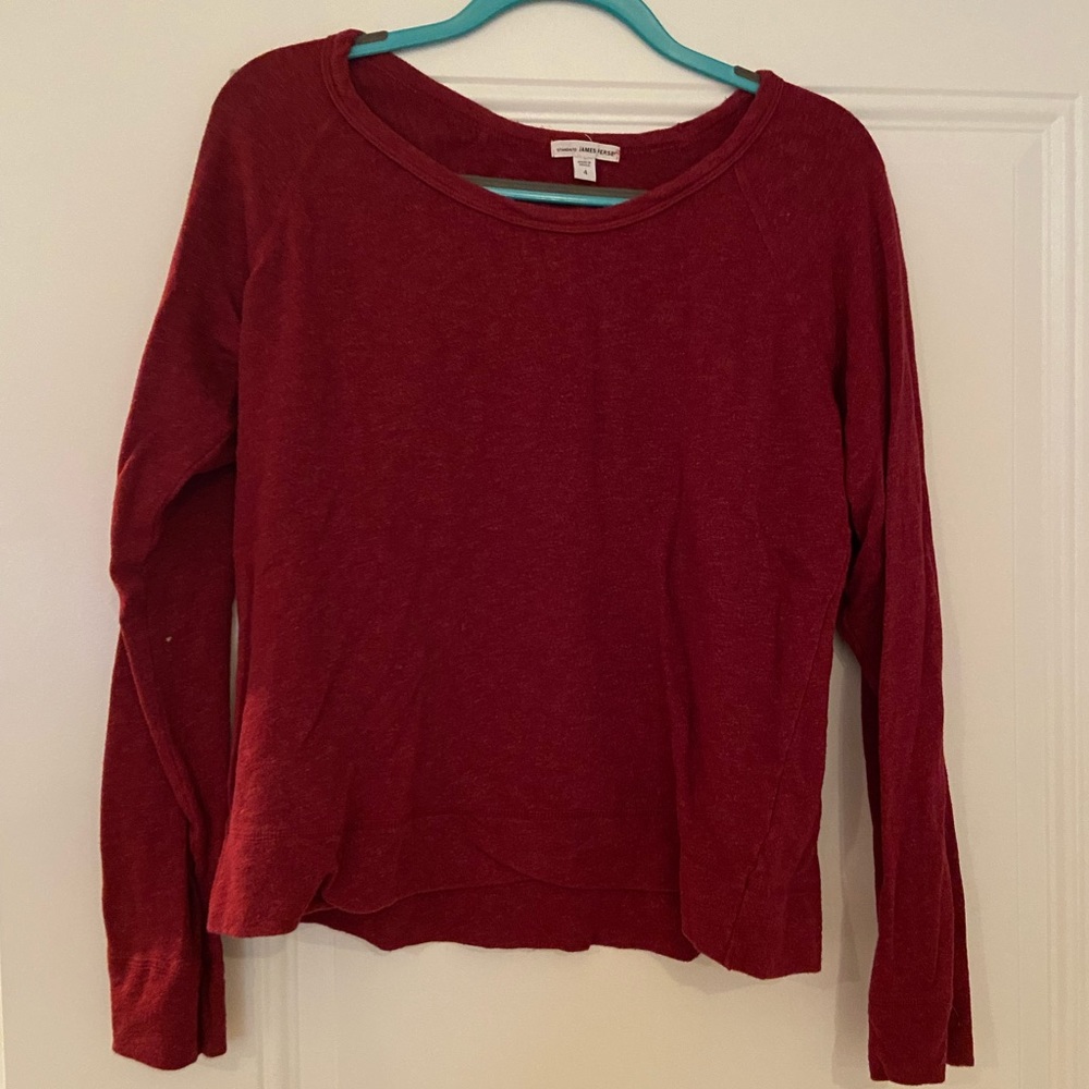 James Perse Red Shirt